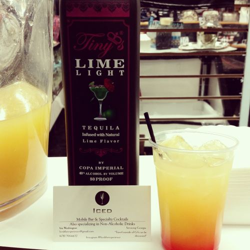 Tequila sunrise REMIXED with Tiny's Tequila and Ic