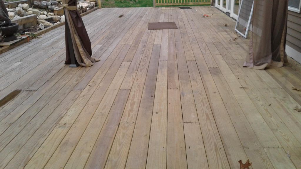 deck repair and cleaning