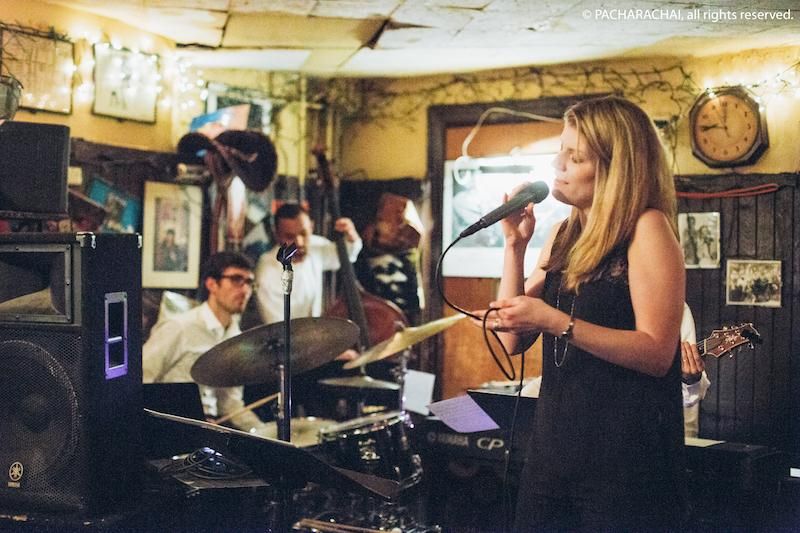 Courtney Performing at the 55 Bar, Jazz Club in NY