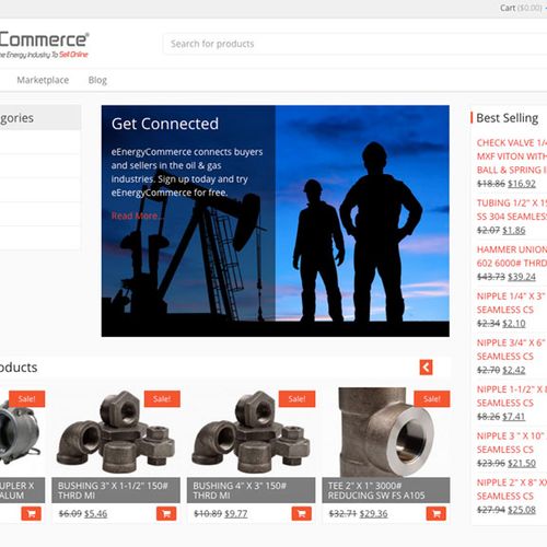 Website Design, eEnergyCommerce