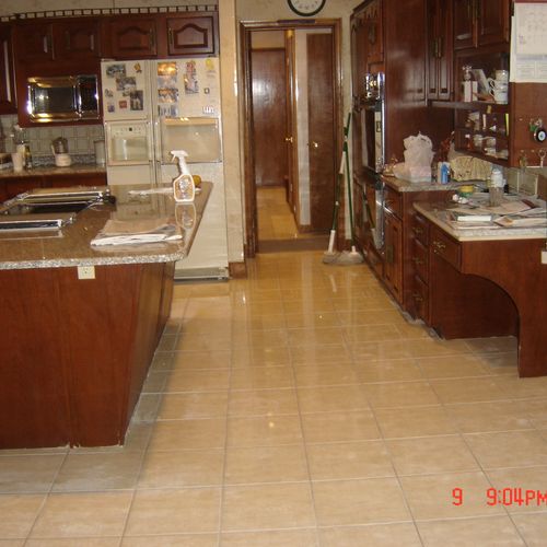kitchen floor in burntonsville, md