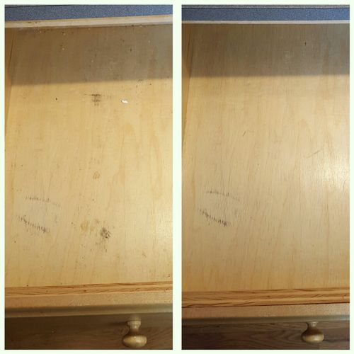 Move-out Deep Clean: Drawer