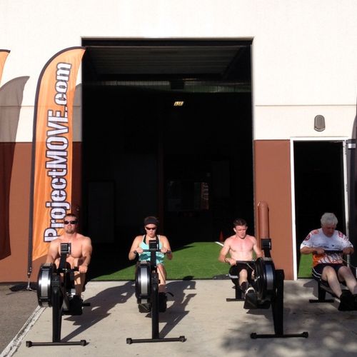 The rower is the only machine used for training at