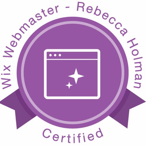 I am a Wix Certified Webmaster.
