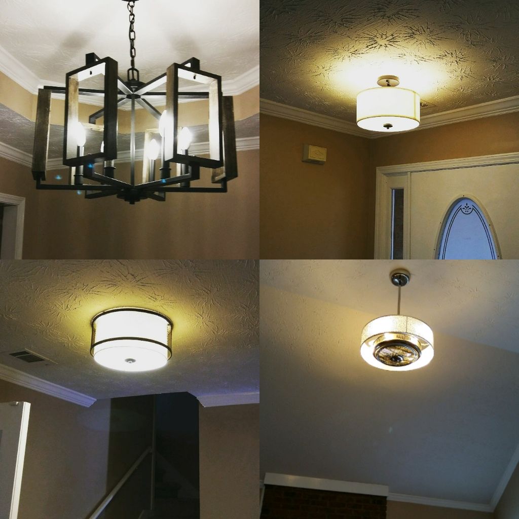 Light fixture installation!