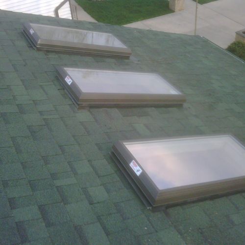 After New Skylights were Install