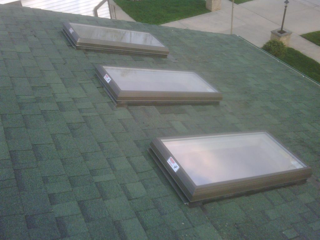 After New Skylights were Install