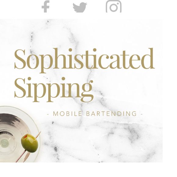 Sophisticated Sipping Mobile Bartending