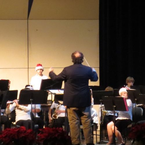Conducting Brevard Middle School Concert