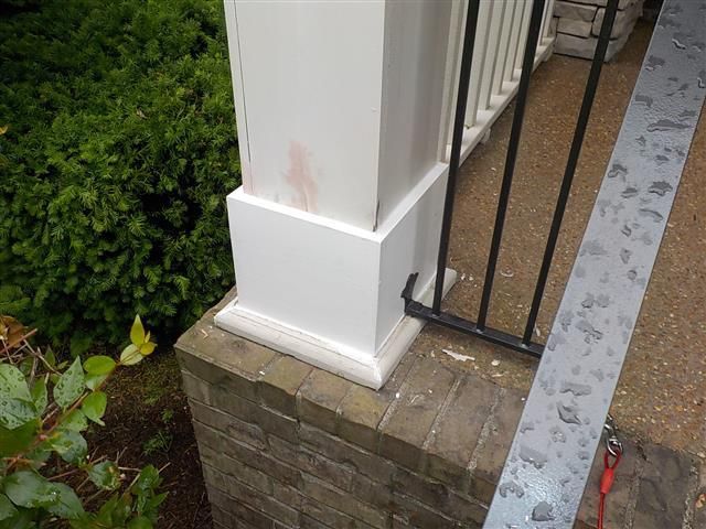 New wood replaced before painting