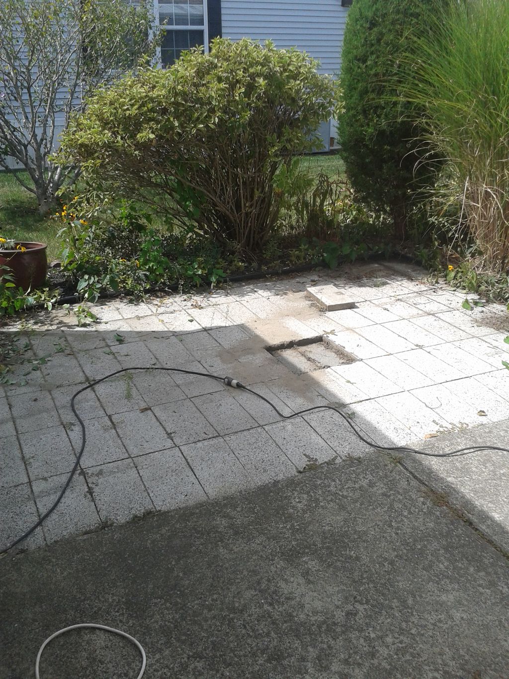 Kathy from Taunton hated this brick patio. So it w