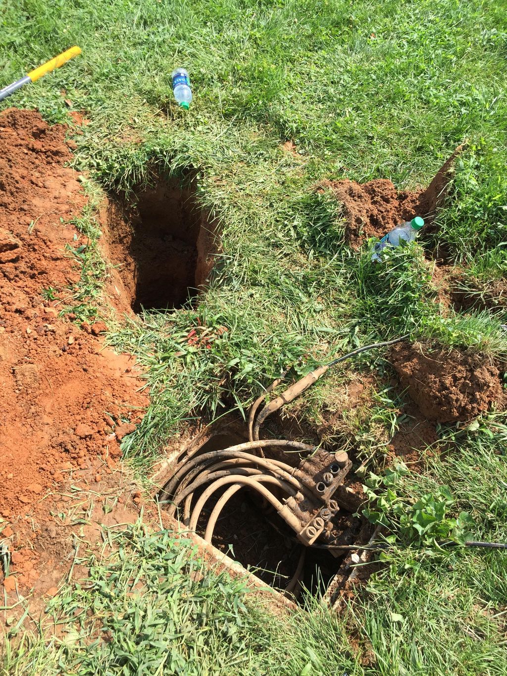 Service wire burn out repair