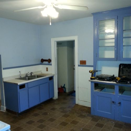 Original kitchen/ doorway