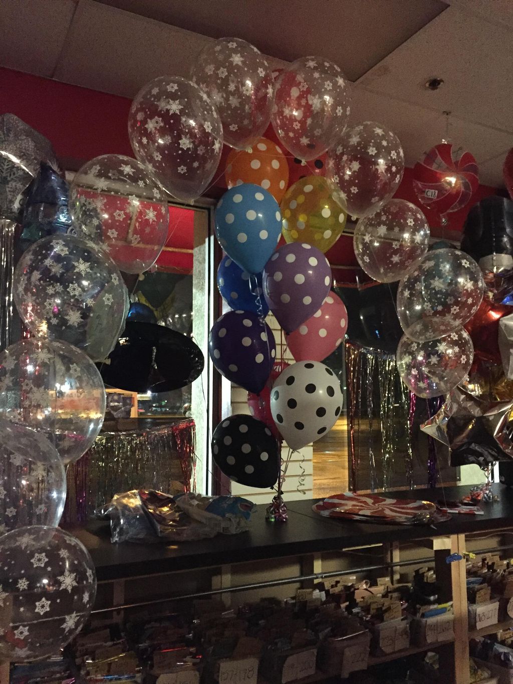 Clear balloon MINI ARCH