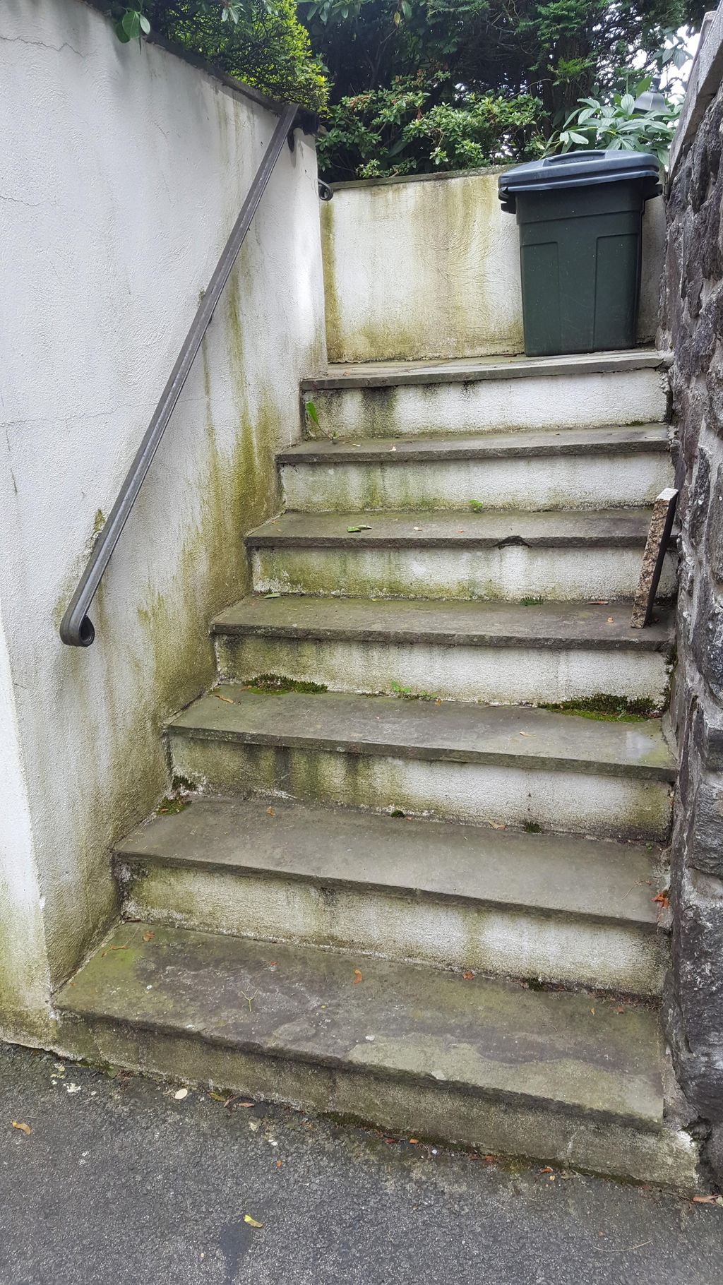 before power wash 