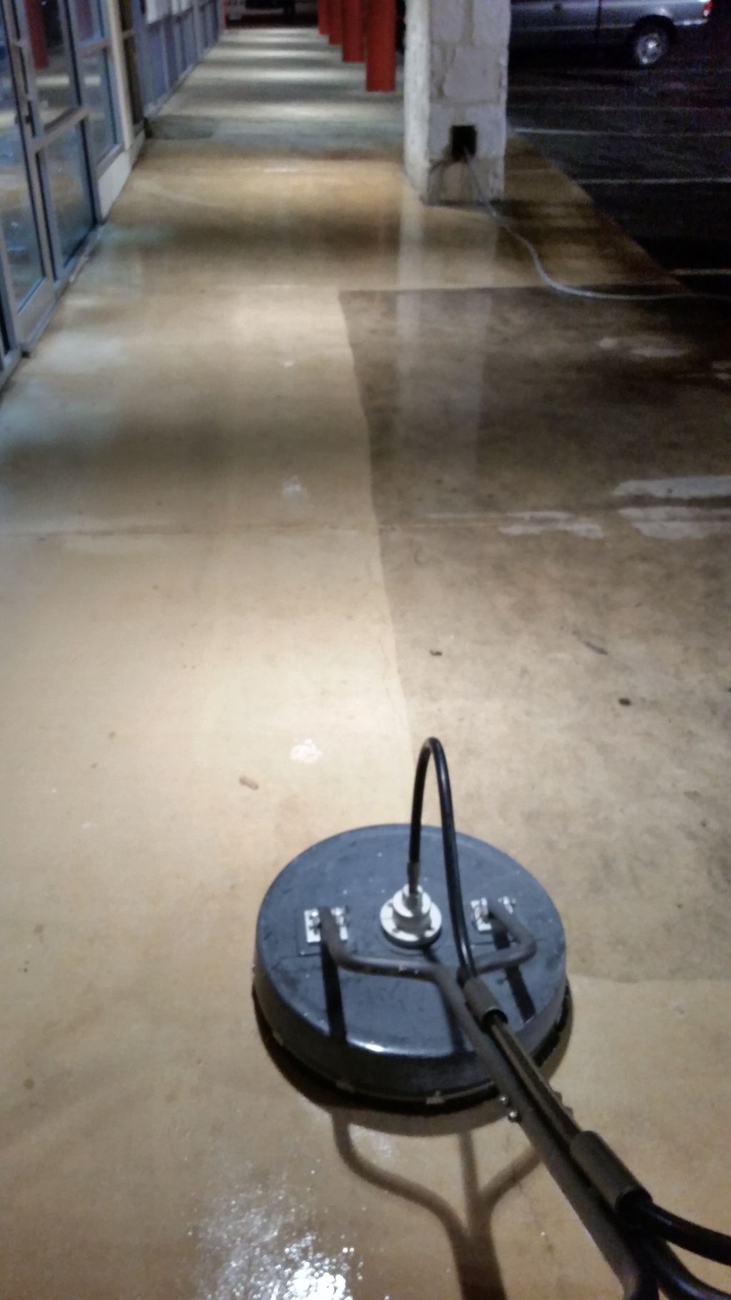 Welcome your customers with a clean sidewalk. We o