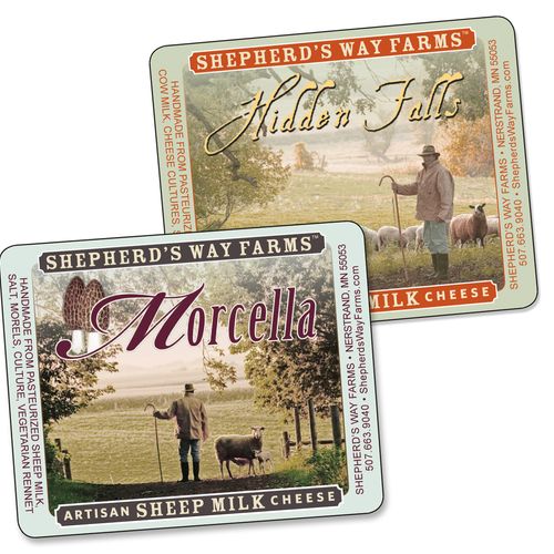 Design labels and packaging for artisan sheep chee