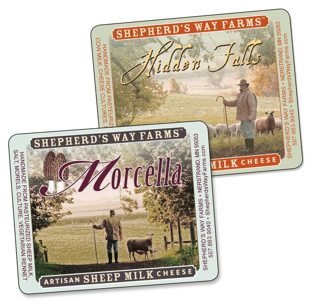 Design labels and packaging for artisan sheep chee