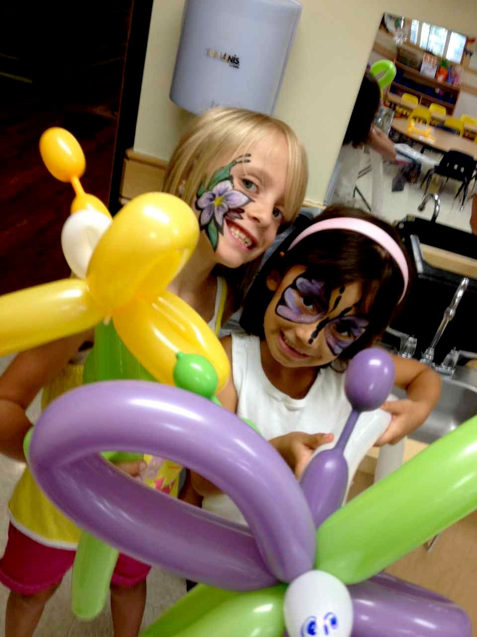 Face painting & balloons combo