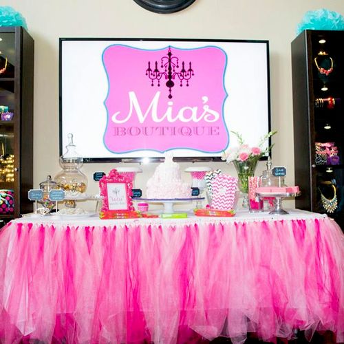 Mia's Boutique Baby Shower Event Design and Decor 