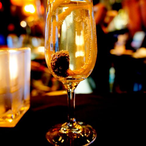 French 75 - Lemon Infused Gin w. Champagne