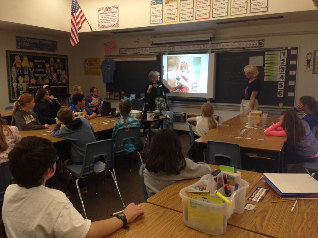 The Chair of Campaign for Cursive, Gayna Scott, an