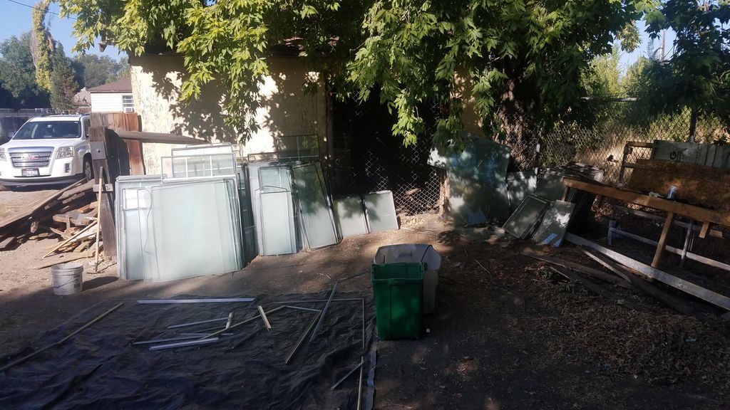 large scrap and junk hauling job. 