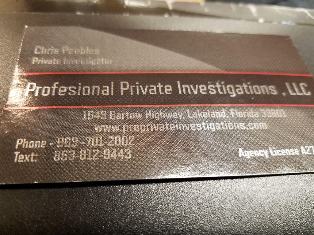 Professional Private Investigations,LLC