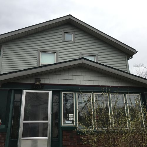Siding, shake, and soffit/fascia install in Elkhar