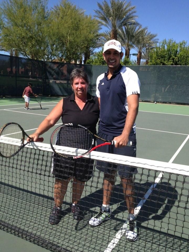 Grand Slam Champion and good friend Rosie Casals