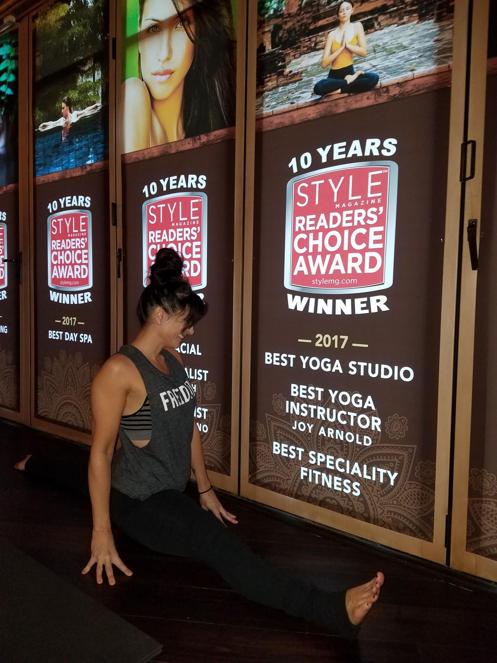 Voted STYLE Magazine 2017 Best Yoga Instructor in 