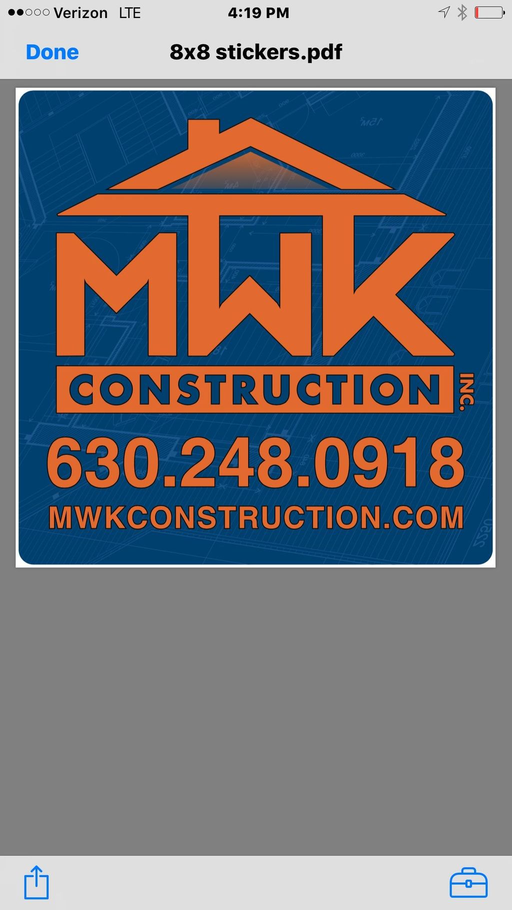 MWK Construction, Inc.