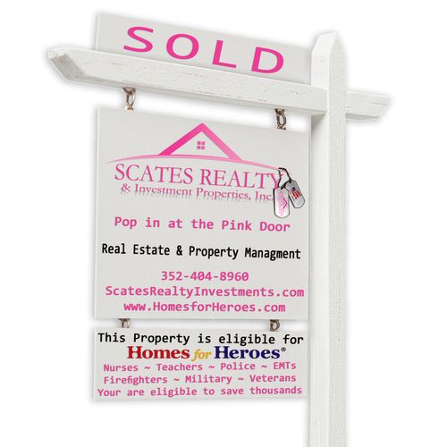 Pop in the Pink door for all your Real Estate Info