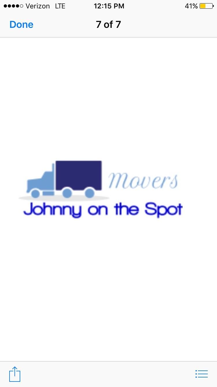 Johnny on the Spot Movers