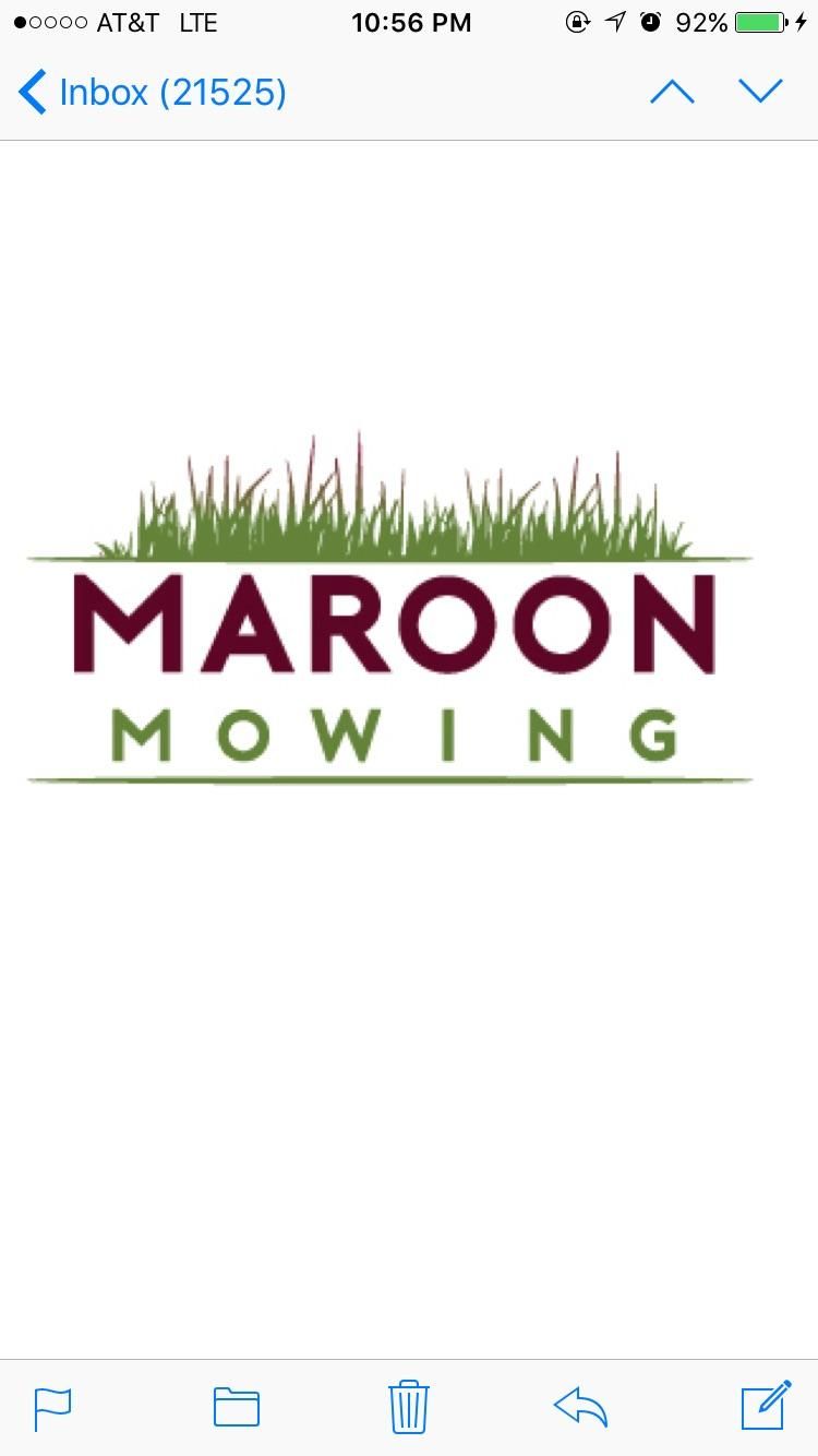 Maroon Mowing