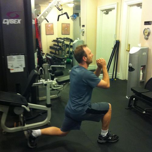 Lunges are a client favorite, even when they hate 