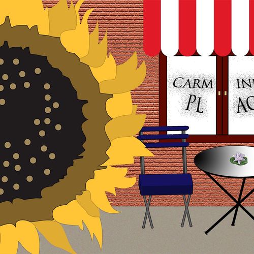 Carmine's Place (poster created in Adobe Illustrat