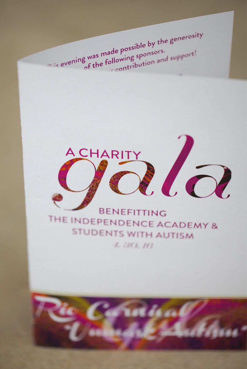 Fundraising Gala Program