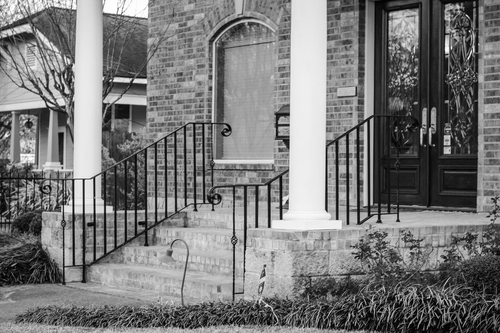 Handrail install at a law firm in the Heights. (20