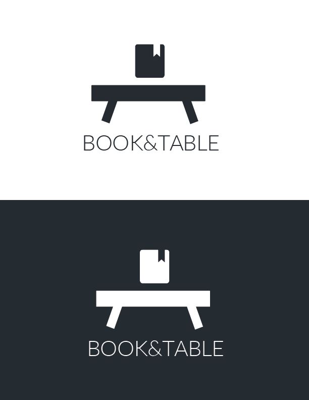 Logo Design and Branding for Book&Table
