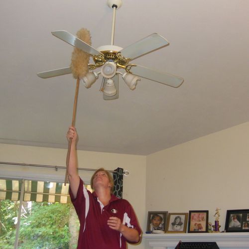 We take care of the extras - including ceiling fan
