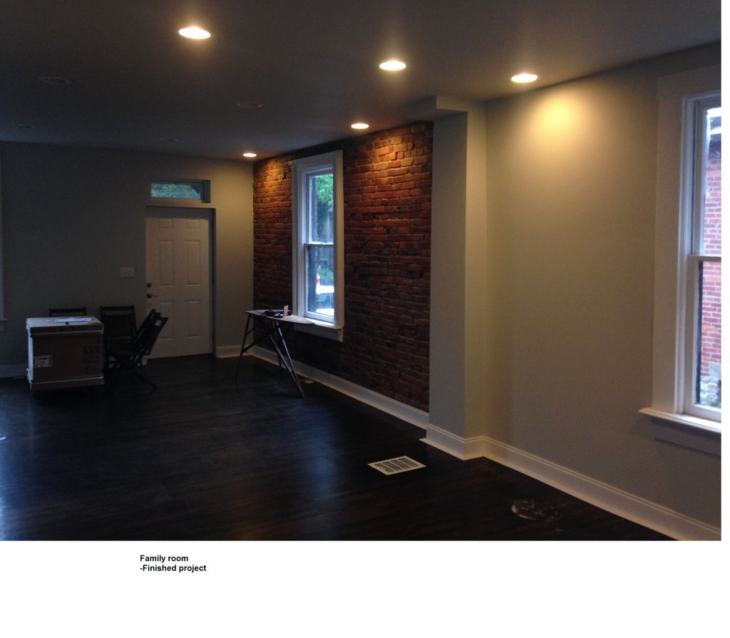 -Complete Residential Remodel 
-Finished Family Ro