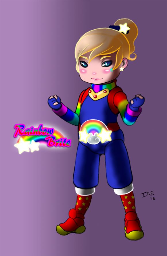 Rainbow Brite ninja concept.