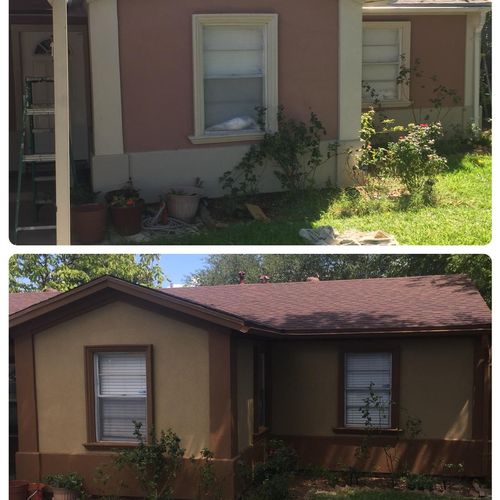 Exterior Stucco Repaint - Product Sherwin Williams