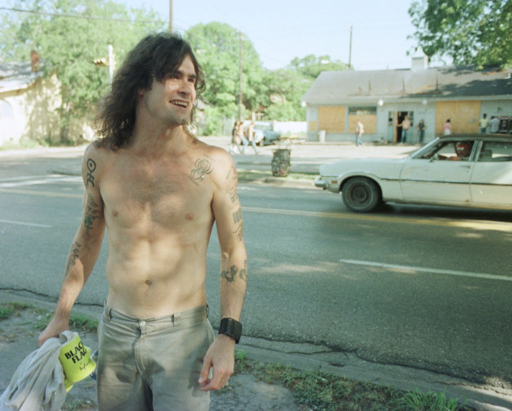 Henry Rollins on Westheimer Street, 1985.