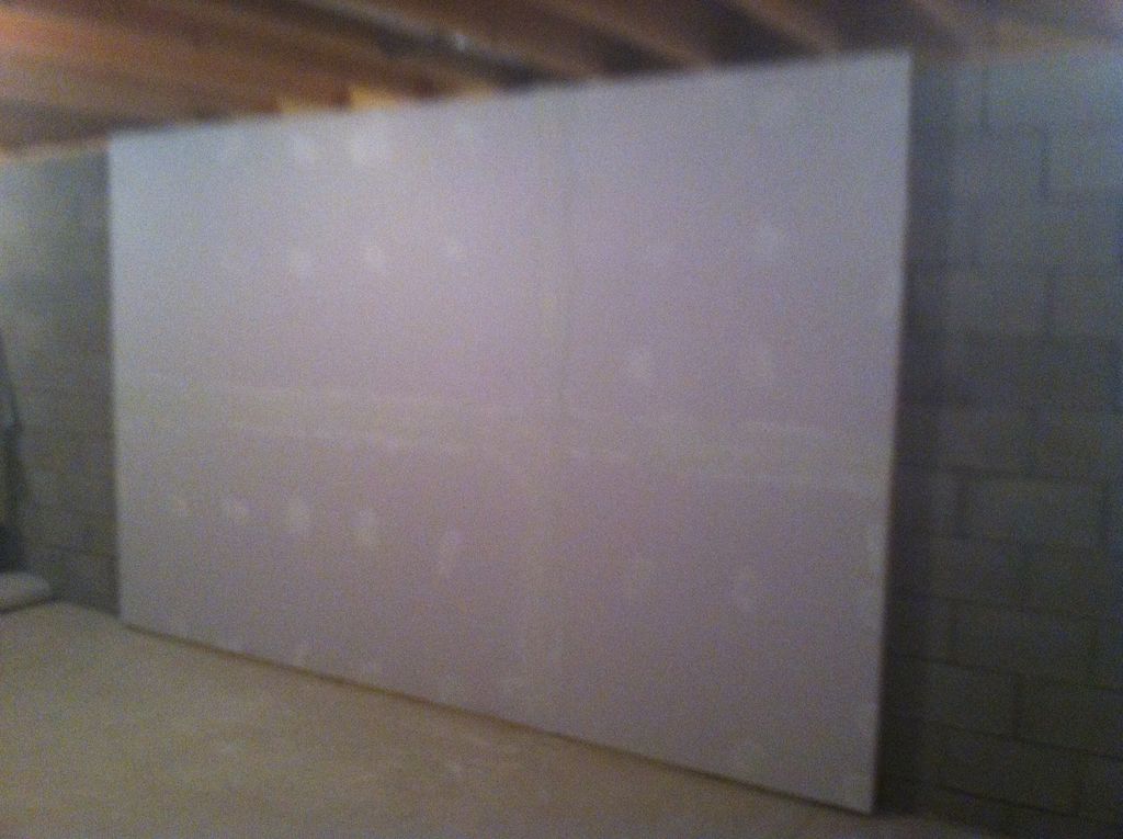 We built this wall for a client as a last minute C