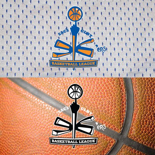 Non-profit Logo for a Co-Ed Basketball League.