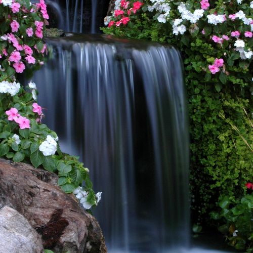 GSK creates beautiful waterfalls