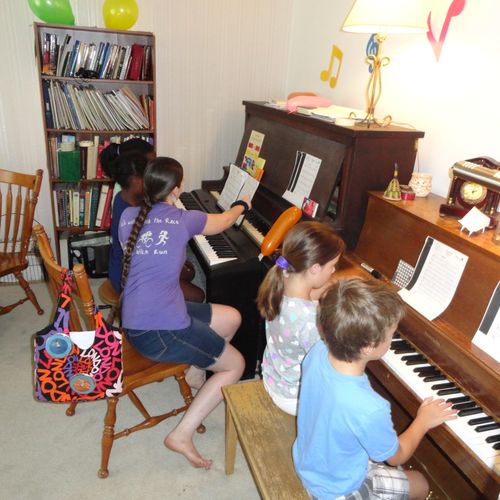 A Piano Ensemble was part of my Summer Piano Party