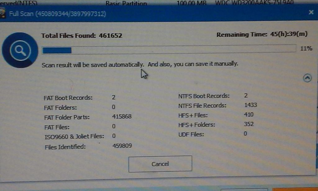 Data recovery is a time intensive process. This dr